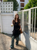 【MAR】Women Vintage V-Neck Ruffle Dress Summer Slim Petite Vacation Mini Dress